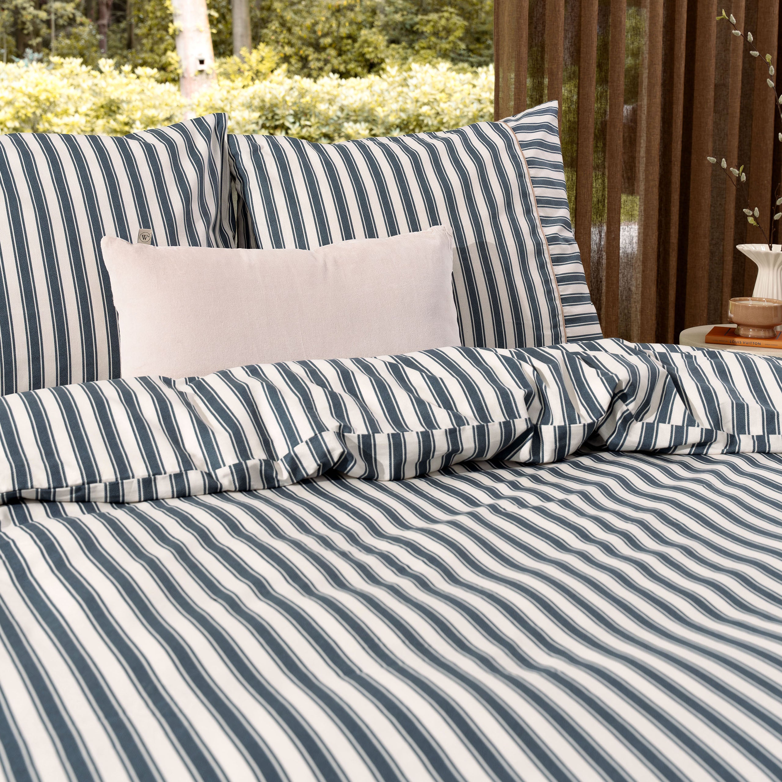 Dekbedovertrek Refined Lines Blauw