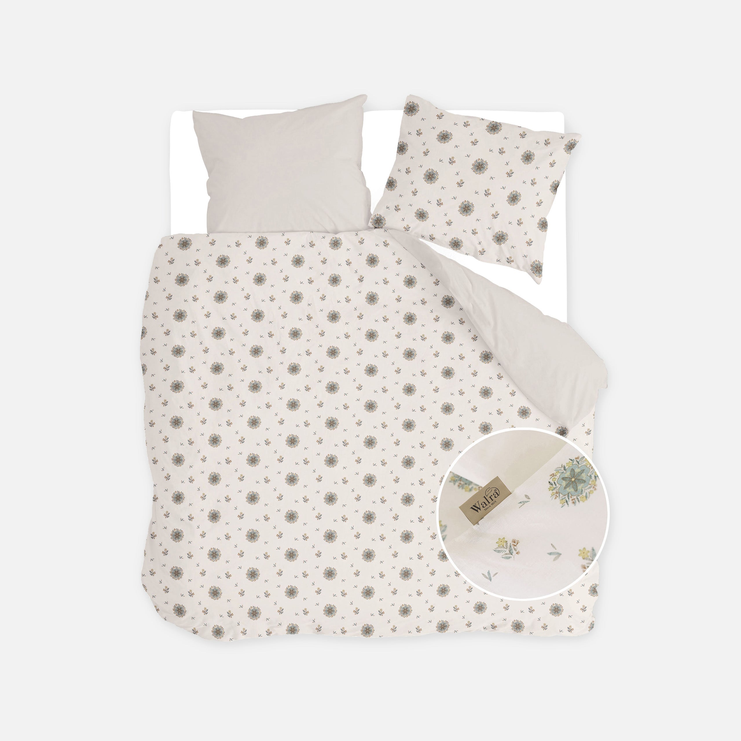 Dekbedovertrek Vintage Floral Zand