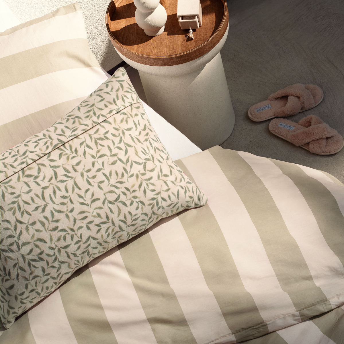 Walra - Sierkussen Soft Leaf - Groen