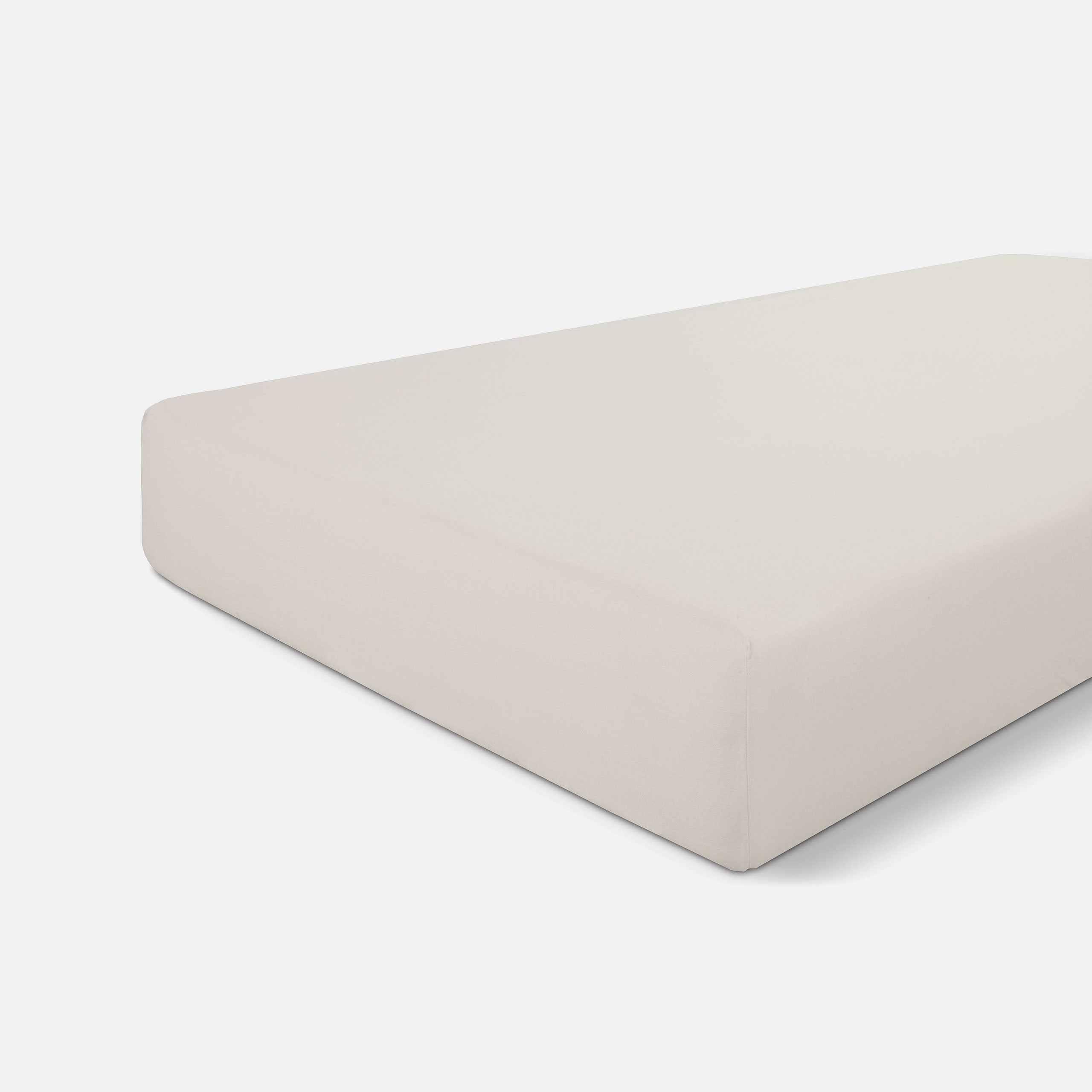 Hoeslaken Crispy Cotton Off White