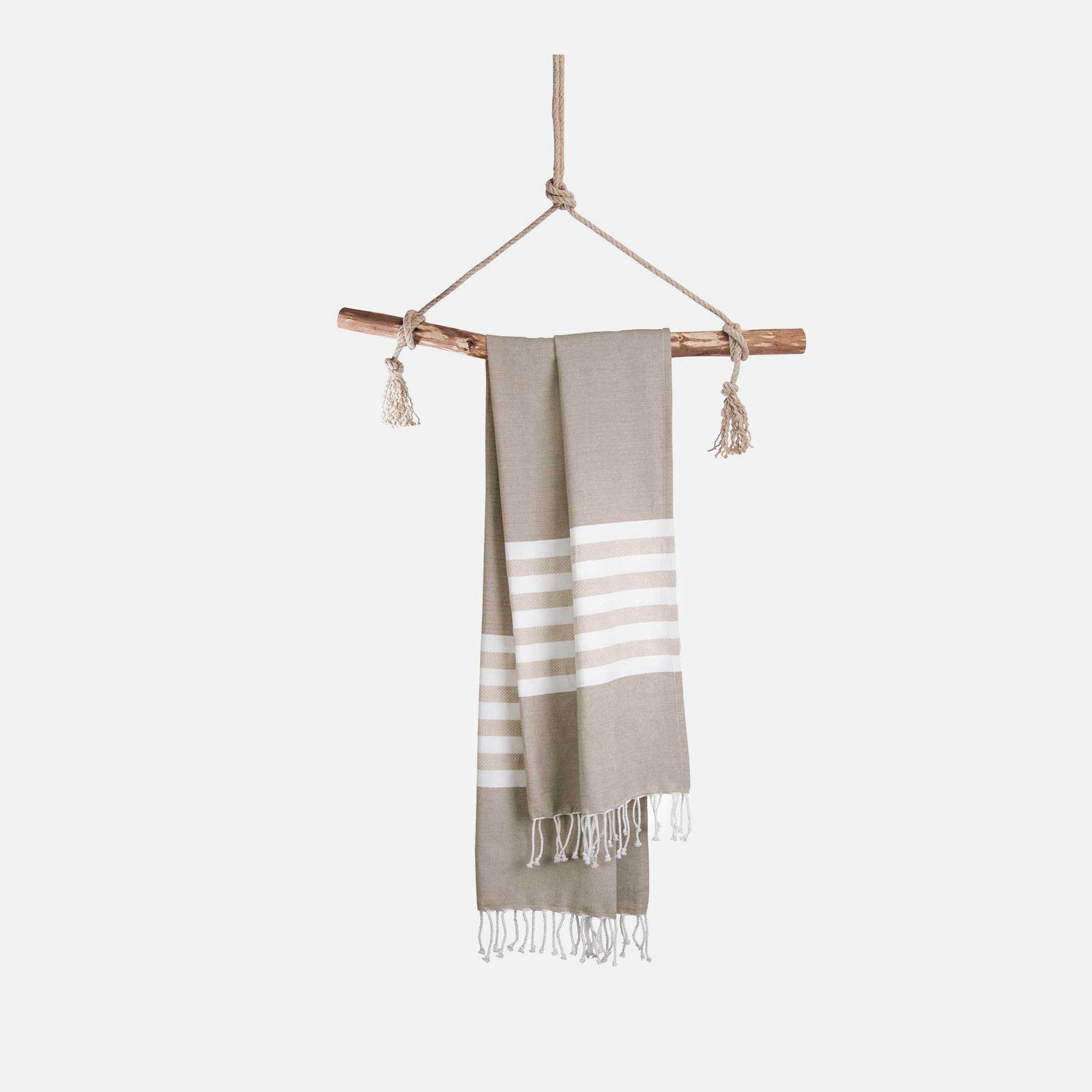 Fouta Sunshade Happiness Taupe 100x180