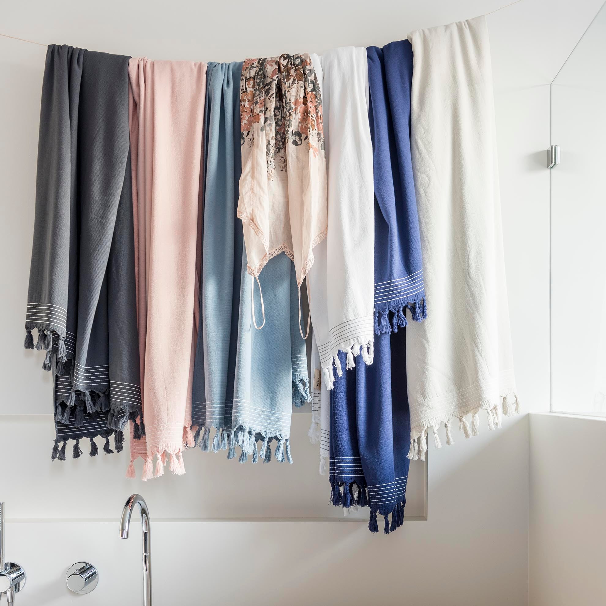 Hamamdoek Soft Cotton Antraciet 100x180