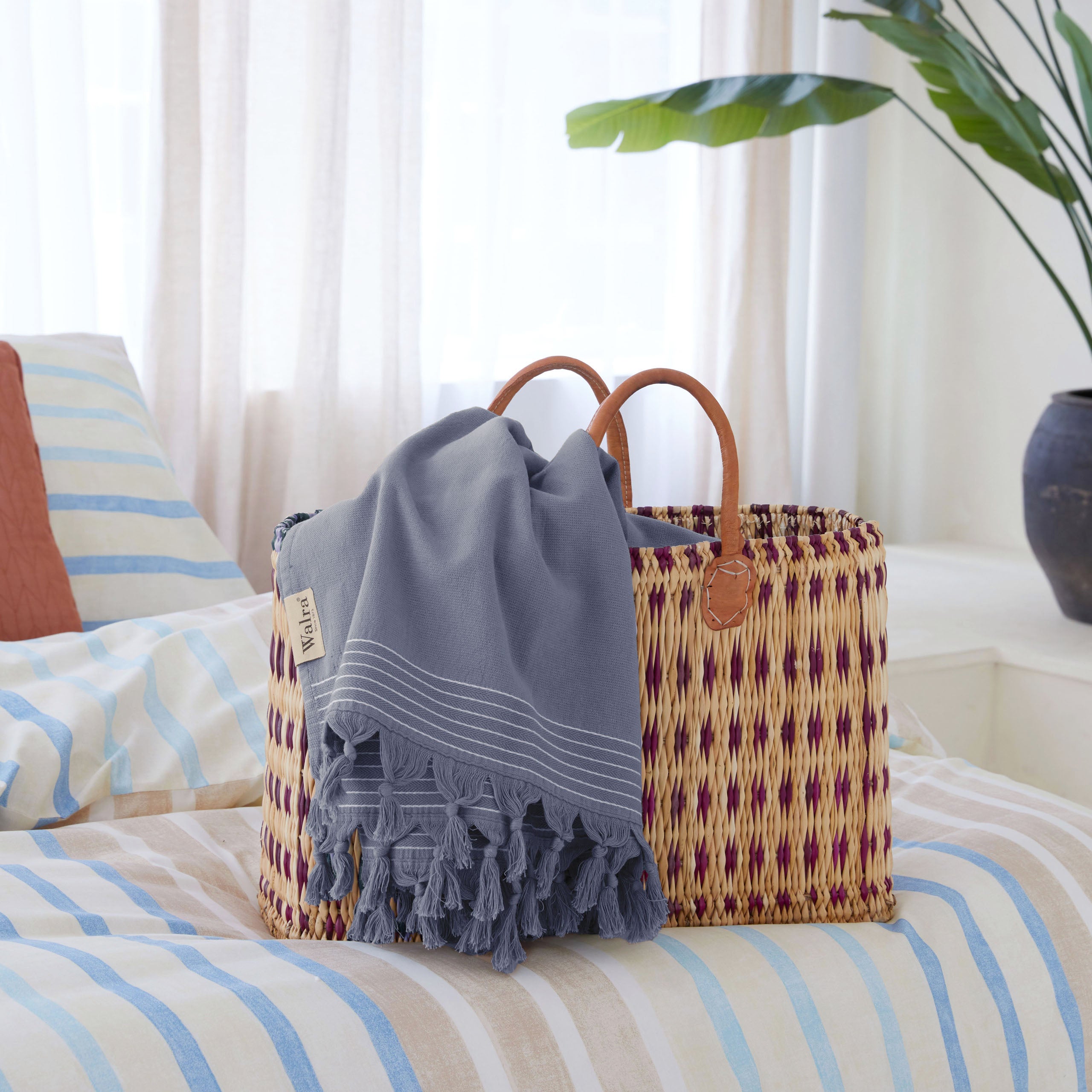 Hamamdoek Soft Cotton Donker Blauw 100x180