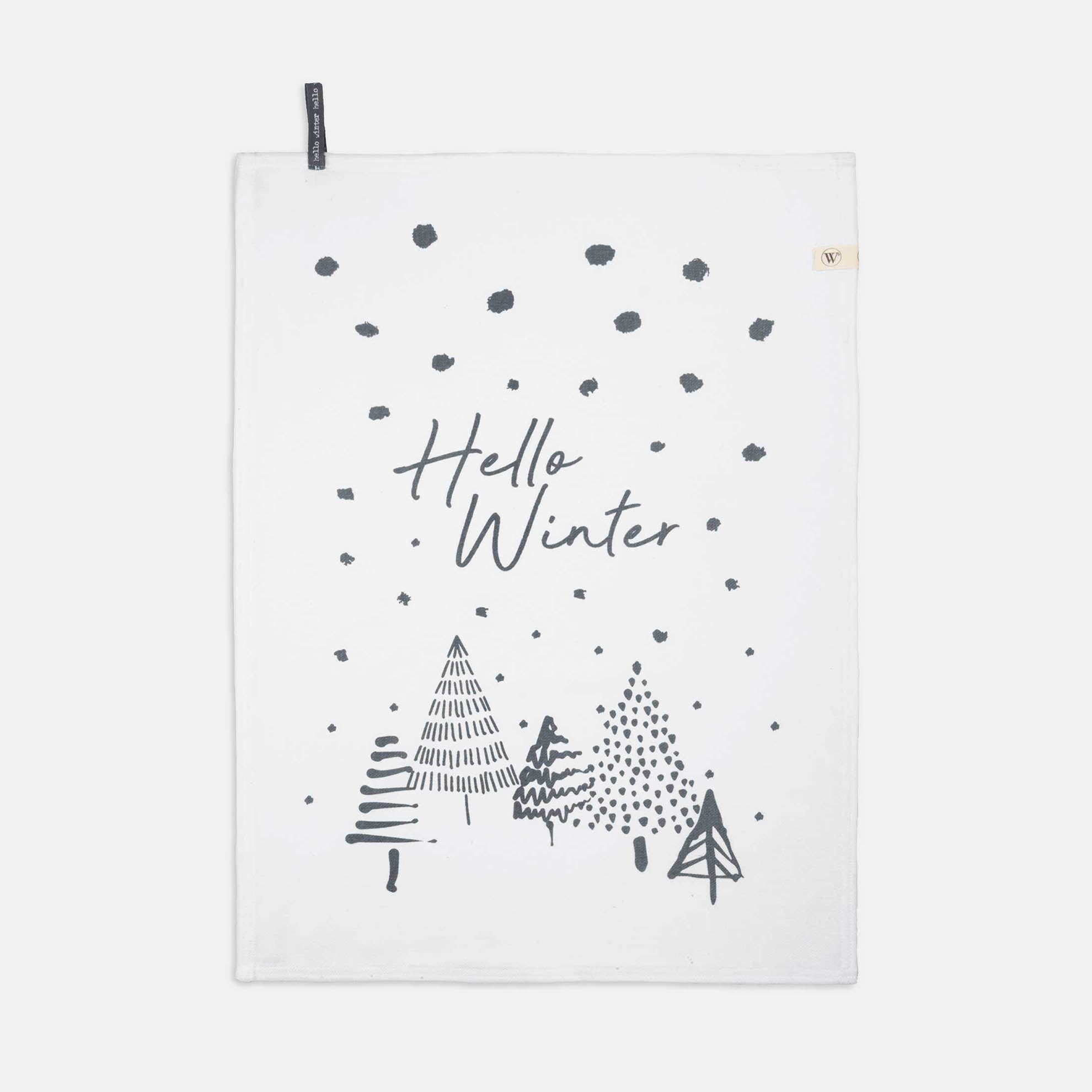 Keukenset Hello Winter Blauw 3x 50x70