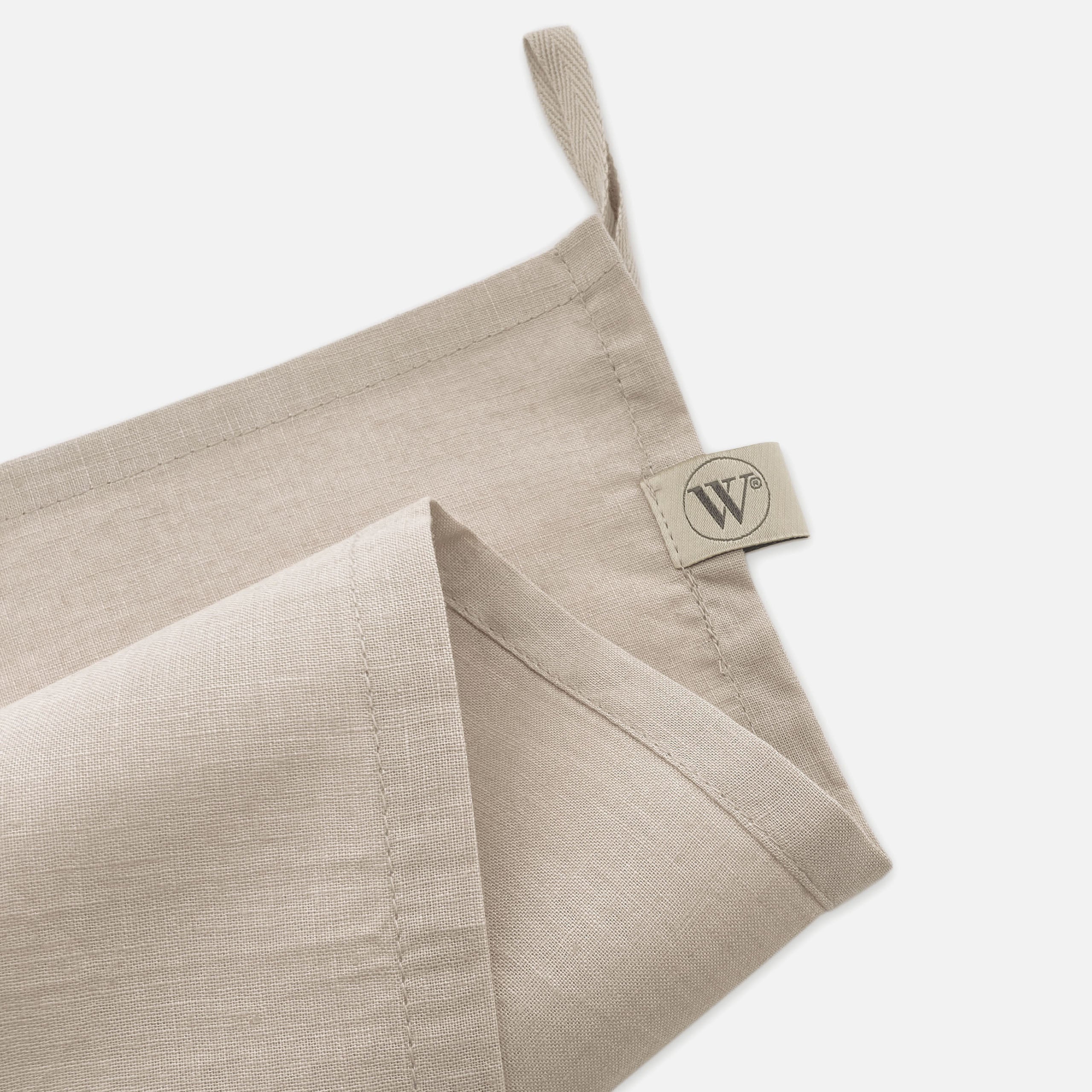 Keukenset Lovely Linen Naturel 3x 50x70