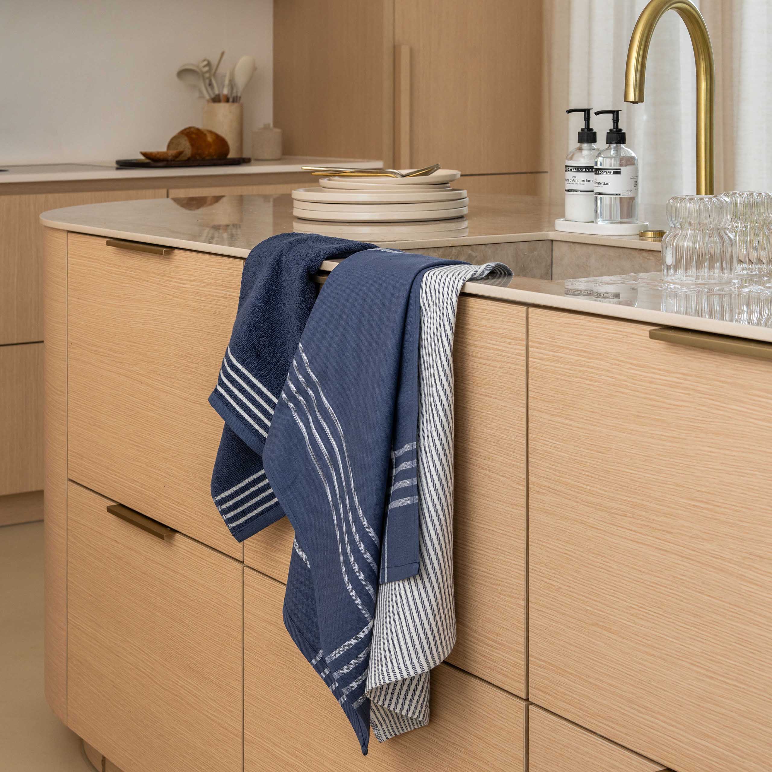 Keukendoek Superior Kitchen Blauw 50x50