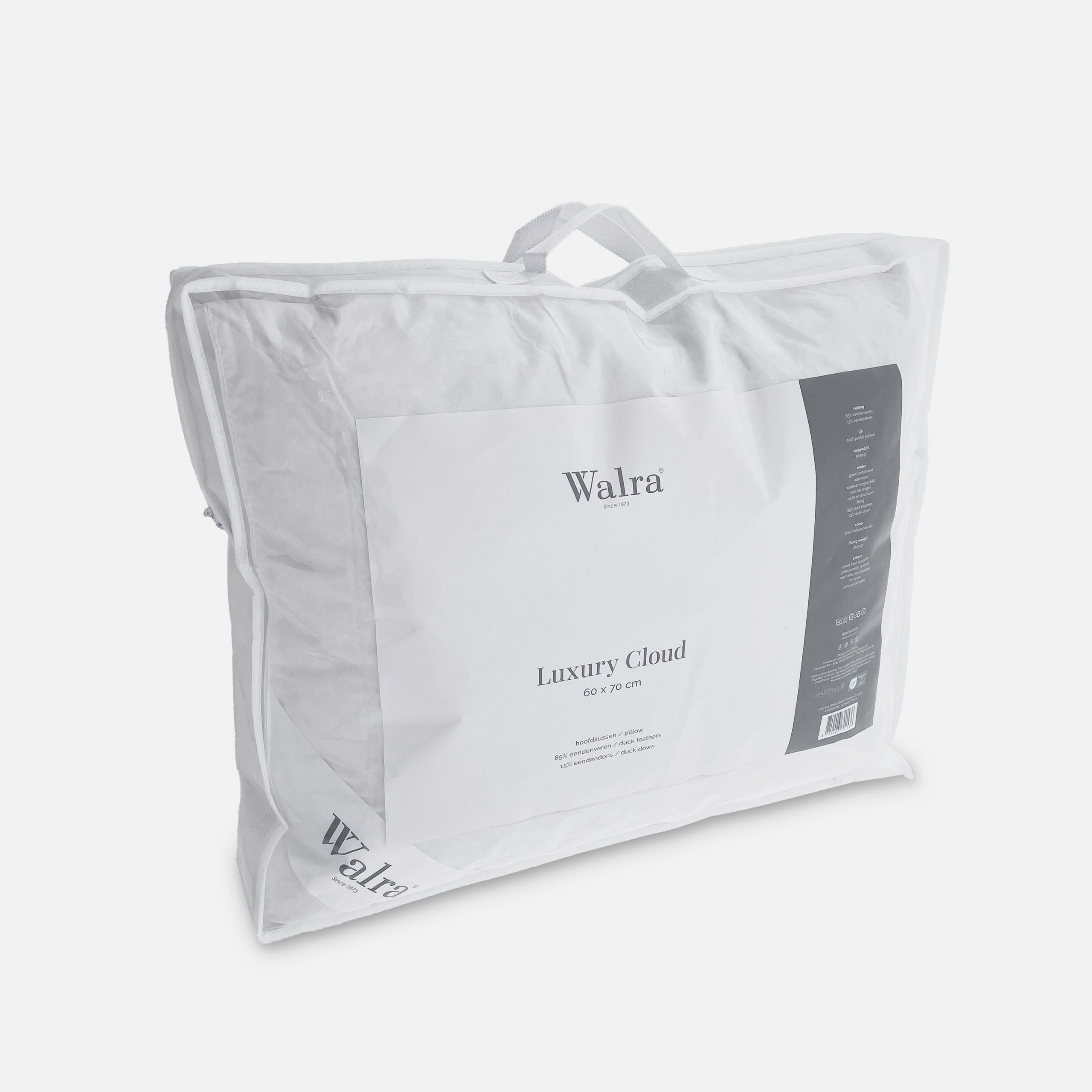 Hoofdkussen Luxury Cloud Boxkussen Wit