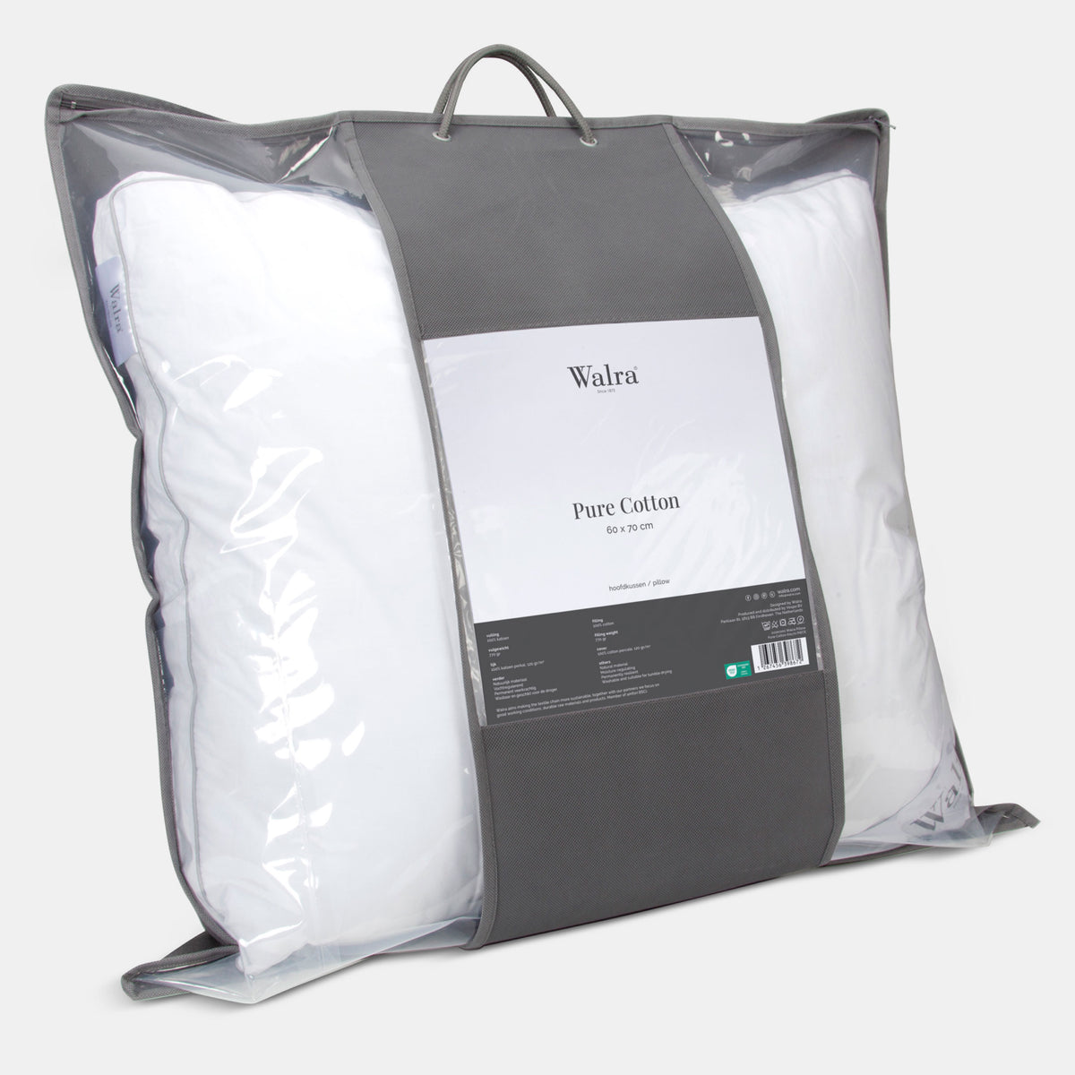 Hoofdkussen Pure Cotton Wit