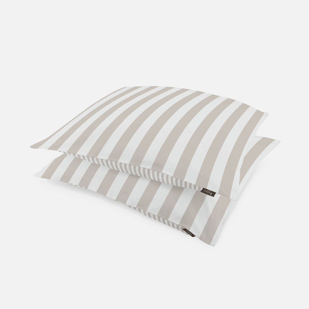 Kussensloop Signature Elegant Stripes Wit / Zand