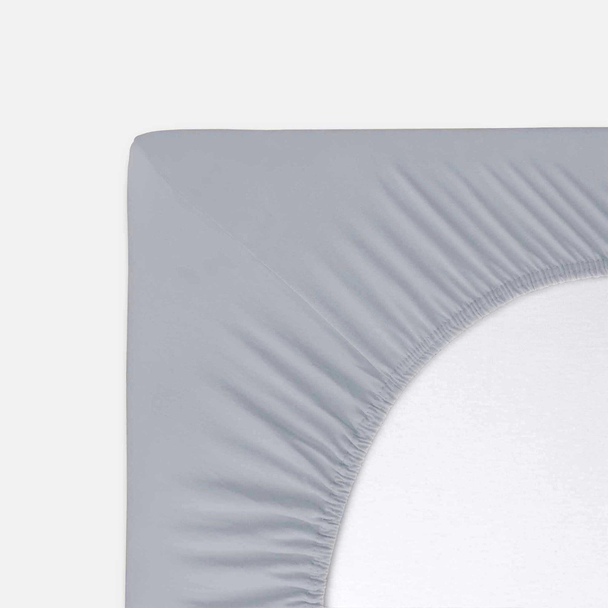 Byrklund Hoeslaken Bed Basics Jersey Licht Grijs