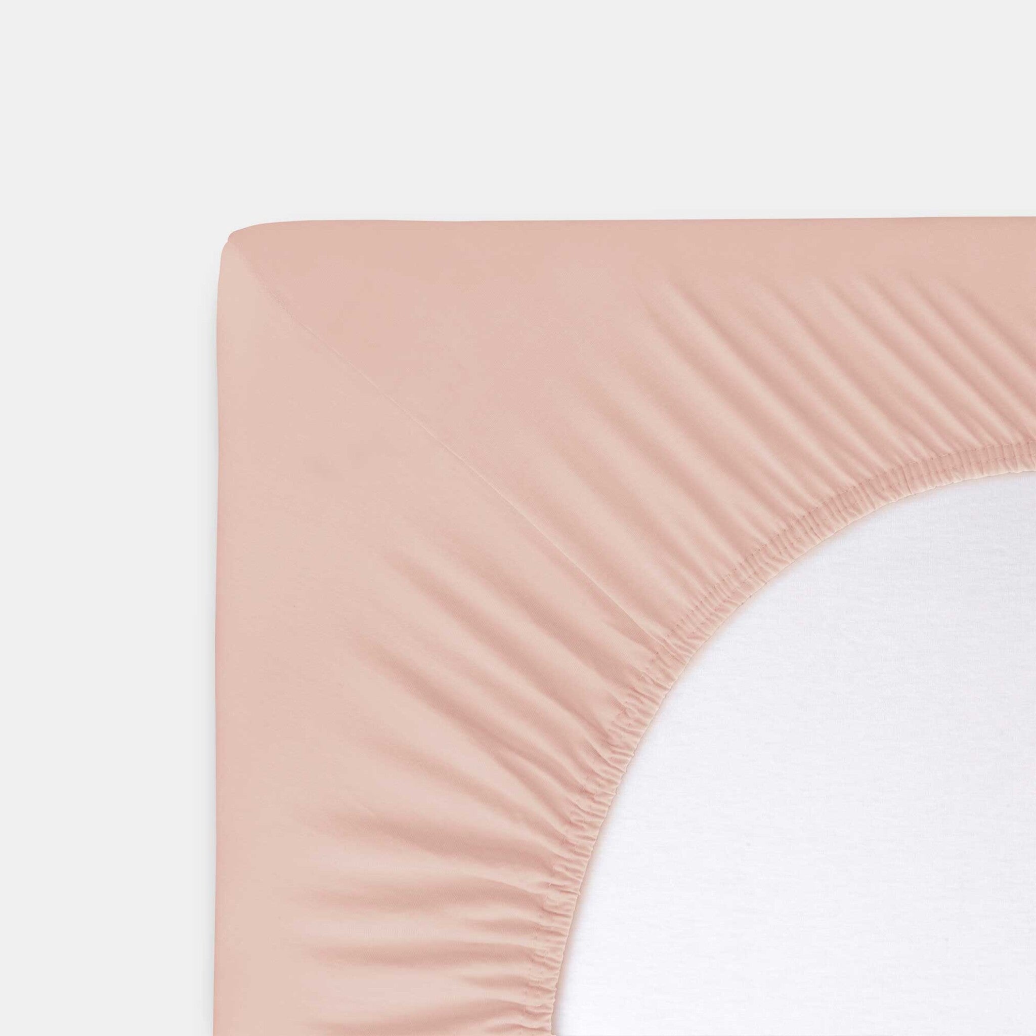 Byrklund Hoeslaken Bed Basics Jersey Oud Roze