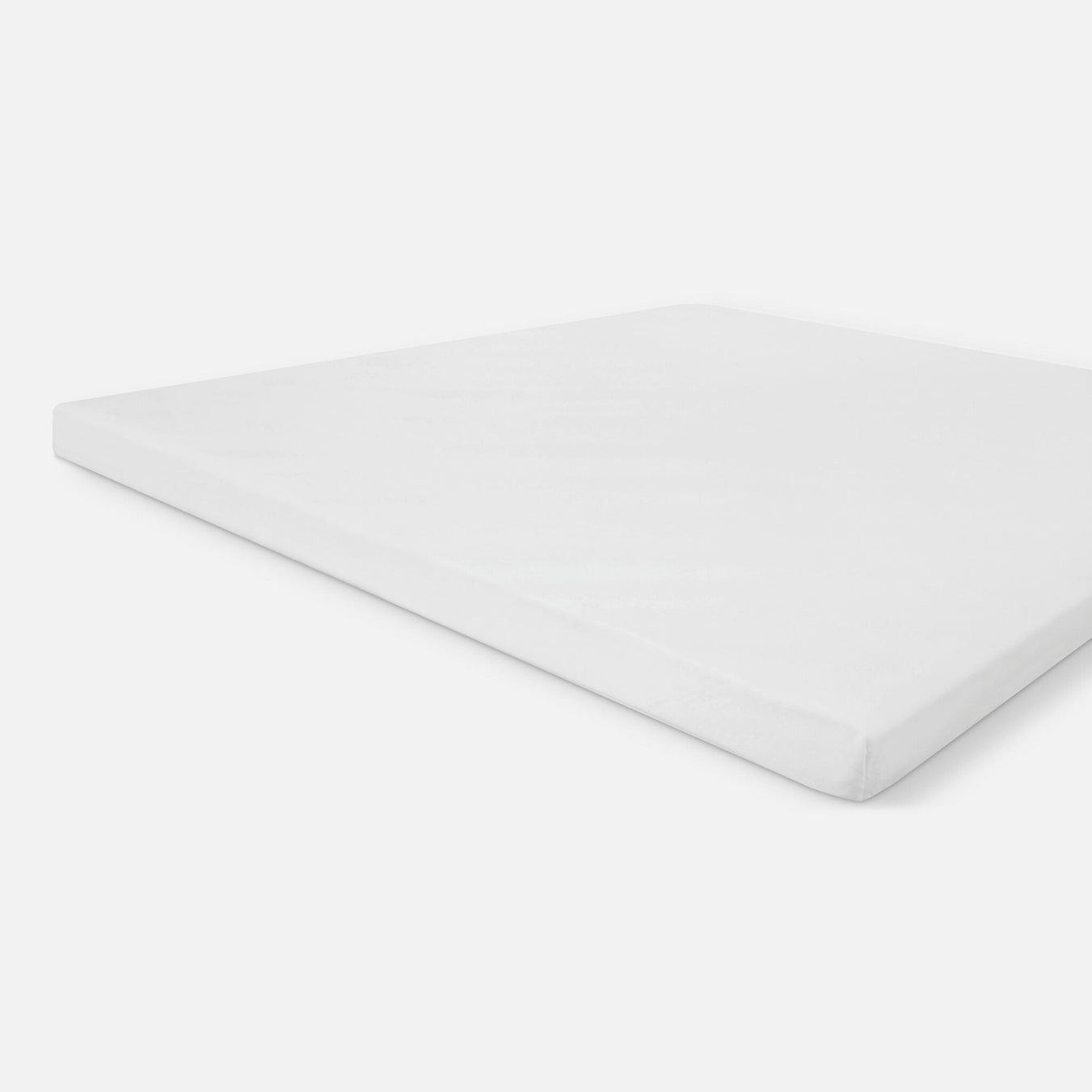 Molton Cotton Cover Topper Wit