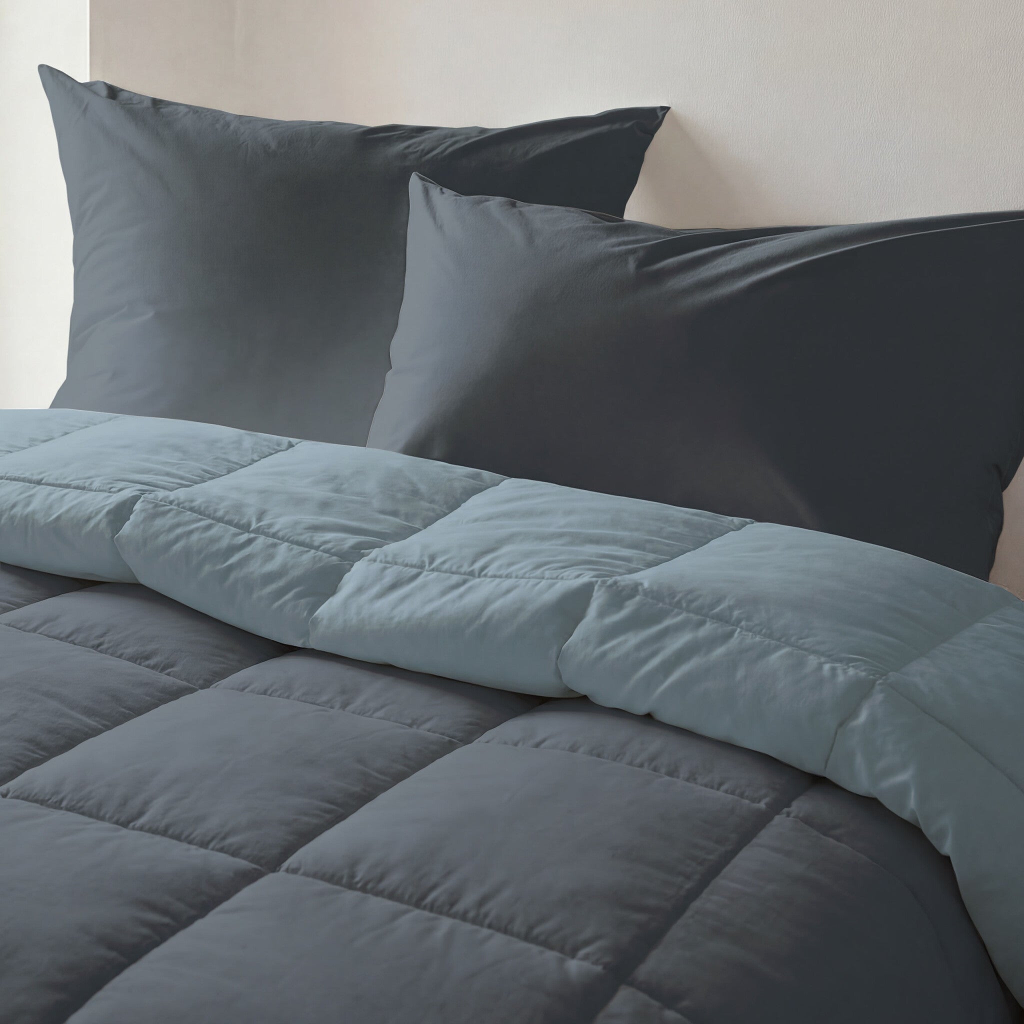 Byrklund Dekbed zonder overtrek Wash & Rest - Blauw