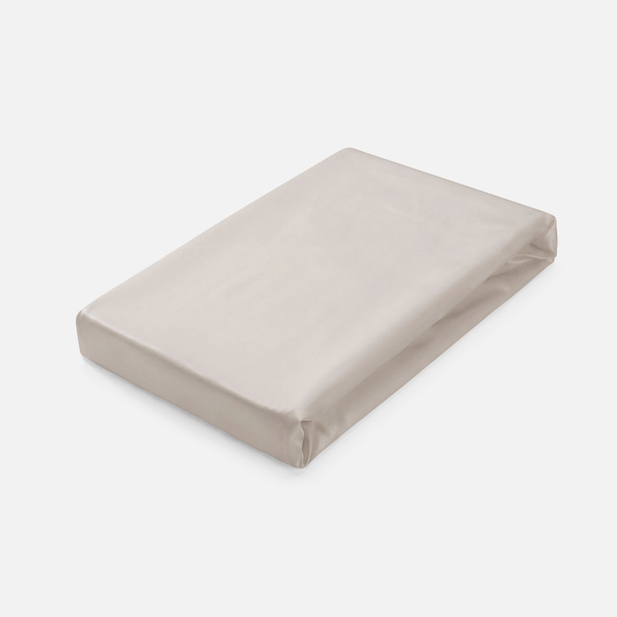 Hoeslaken Satin Cotton Zand