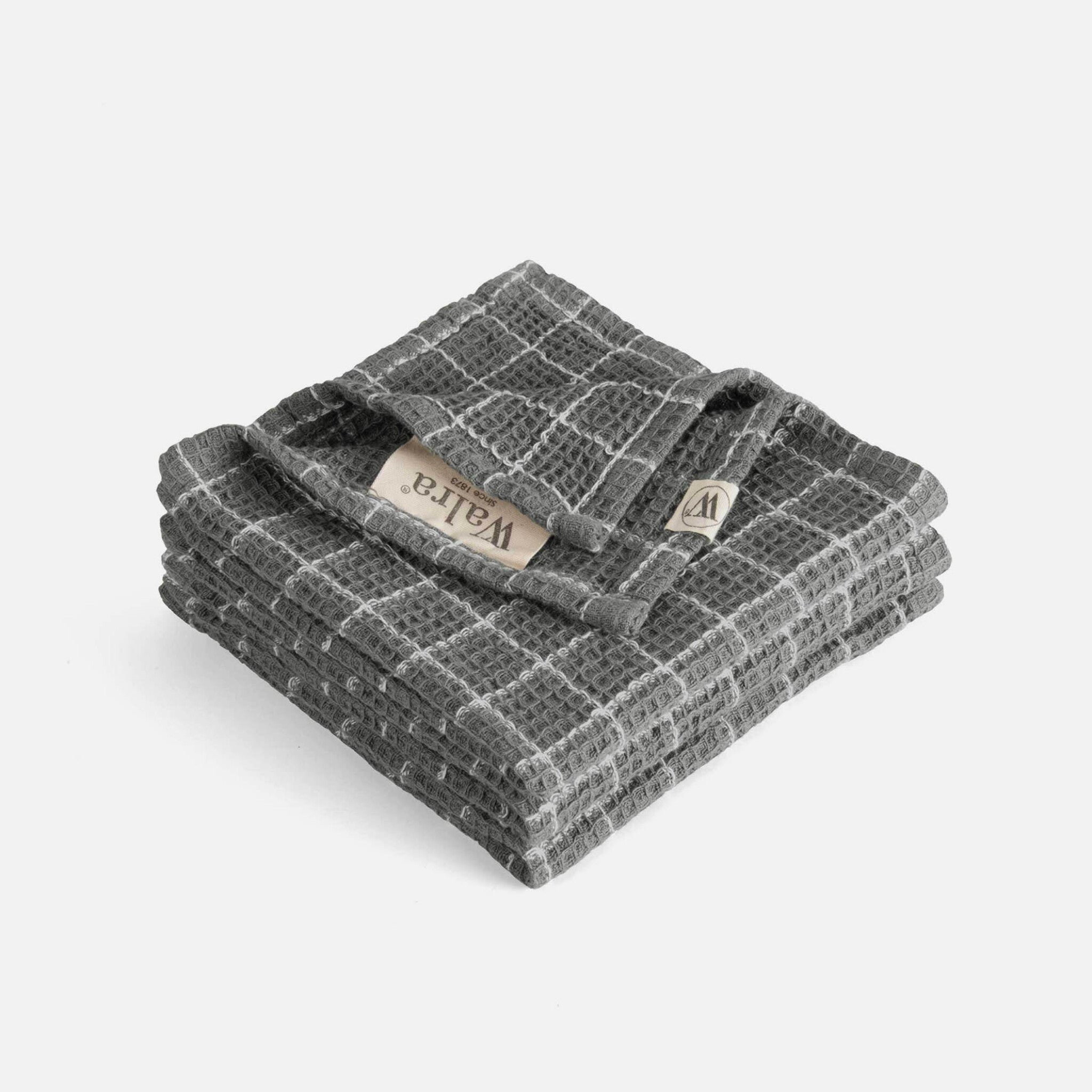 Vaatdoek Dry with Cubes Off Black 3x 30x30