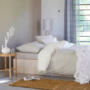 dekbedovertrek wit, blurred feelings jade, walra, slaapkamer, zand