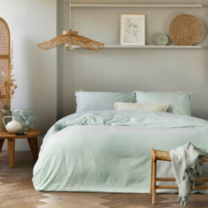 walra, slaapkamer, dekbedovertrek, vintage cotton, jade